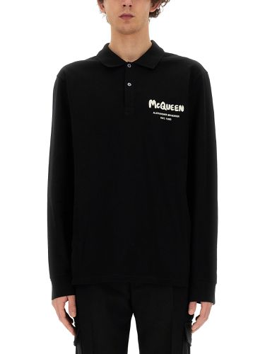 Alexander mcqueen polo with logo - alexander mcqueen - Modalova