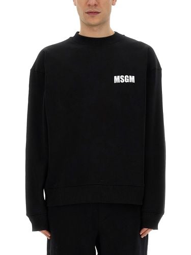 Msgm sweatshirt with logo - msgm - Modalova