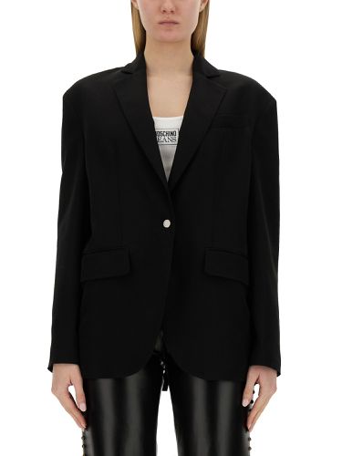 Single-breasted jacket - moschino jeans - Modalova