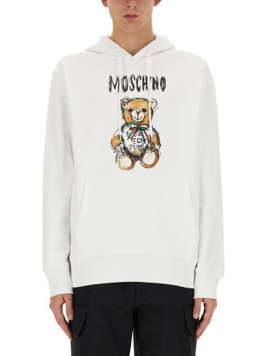 Moschino teddy print sweatshirt - moschino - Modalova