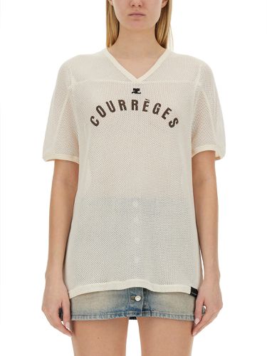 Courreges t-shirt with logo - courreges - Modalova