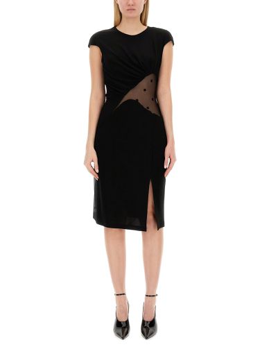 Givenchy 4g crepe and tulle dress - givenchy - Modalova