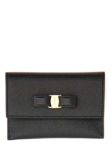 Ferragamo leather card holder - ferragamo - Modalova