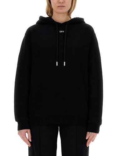 Off-white sweatshirt with logo - off-white - Modalova