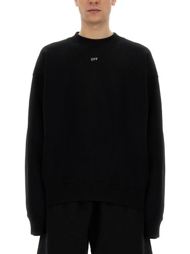 Off-white sweatshirt with logo - off-white - Modalova