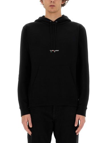 Sweatshirt with logo print - saint laurent - Modalova