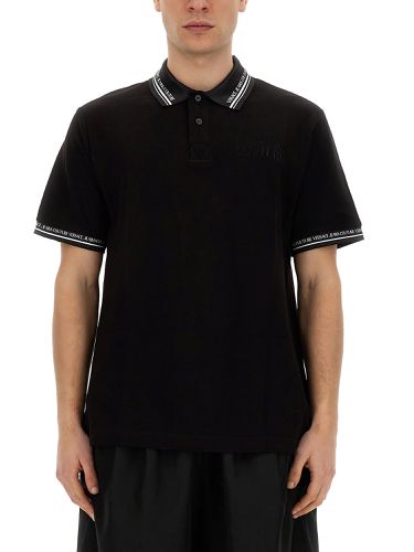 Versace jeans couture monogram polo - versace jeans couture - Modalova