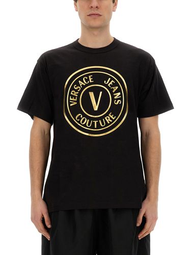 T-shirt with logo - versace jeans couture - Modalova