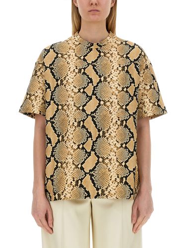 T-shirt with animal pattern - jil sander - Modalova