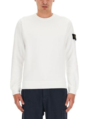 Stone island sweatshirt with logo - stone island - Modalova