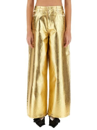 Ganni jeans wide leg - ganni - Modalova