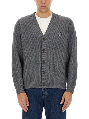 Maison kitsuné ribbed cardigan - maison kitsuné - Modalova