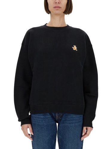 Speedy fox patch" sweatshirt - maison kitsuné - Modalova