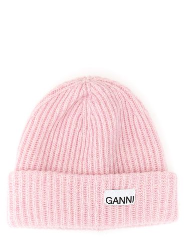 Ganni beanie hat - ganni - Modalova