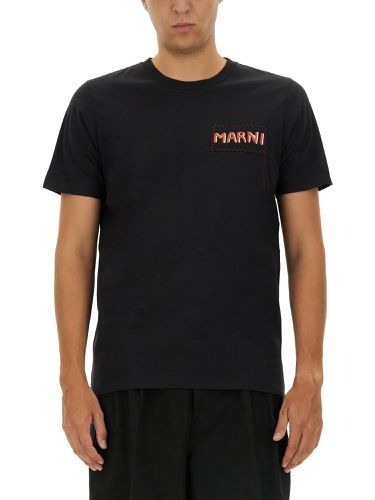 Marni t-shirt with logo - marni - Modalova