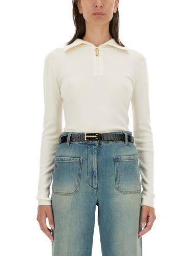 Victoria beckham shirt with zip - victoria beckham - Modalova