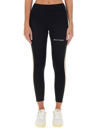 Palm angels leggings with logo - palm angels - Modalova