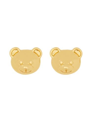 Moschino small teddy bear earrings - moschino - Modalova