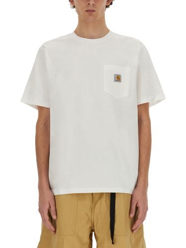 Carhartt wip t-shirt with pocket - carhartt wip - Modalova