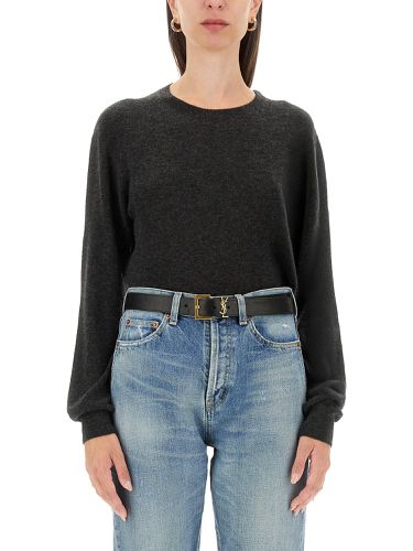 Cashmere and silk sweater - saint laurent - Modalova