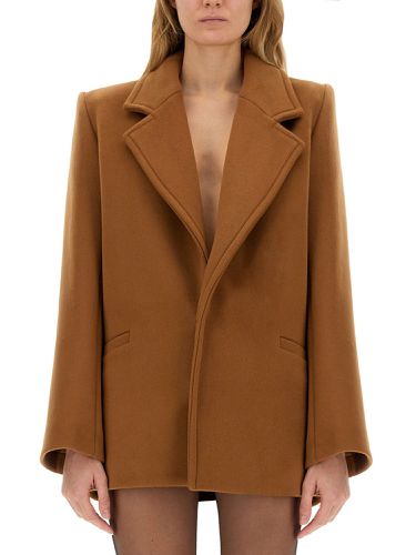 Saint laurent short wool coat - saint laurent - Modalova