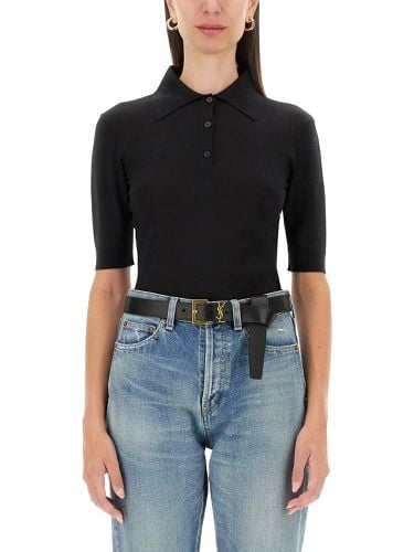 Saint laurent polo "cassandras" - saint laurent - Modalova