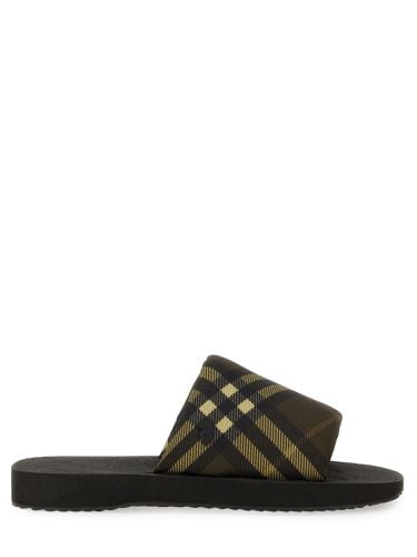 Burberry trek check sandal - burberry - Modalova