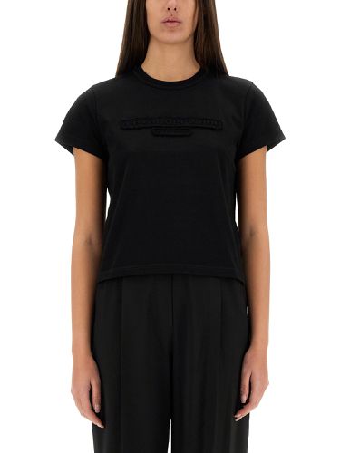 Embossed logo t-shirt - alexander wang - Modalova