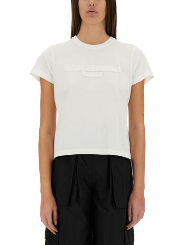 Embossed logo t-shirt - alexander wang - Modalova