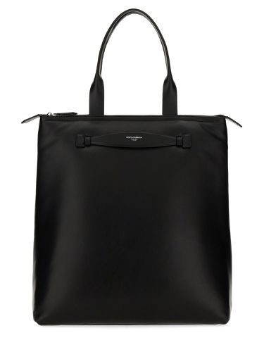 Leather shopping bag - dolce & gabbana - Modalova