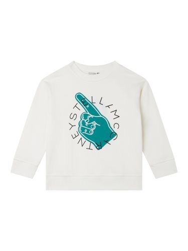 Sweatshirt with logo print - stella mccartney - Modalova