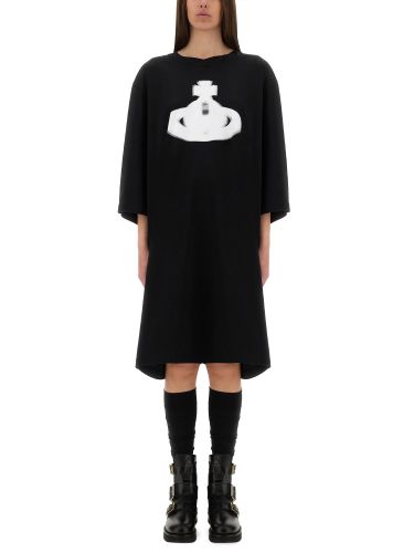 Halftone orb isla" t-shirt dress - vivienne westwood - Modalova