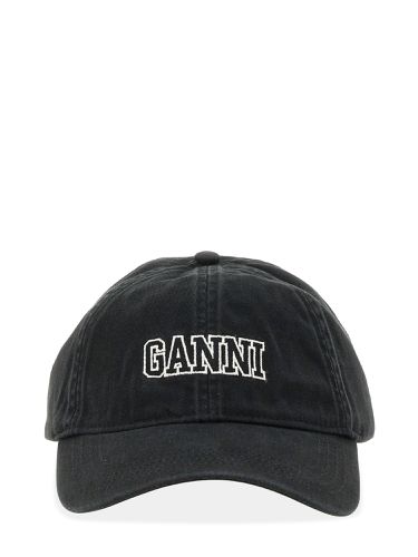 Ganni baseball hat with logo - ganni - Modalova