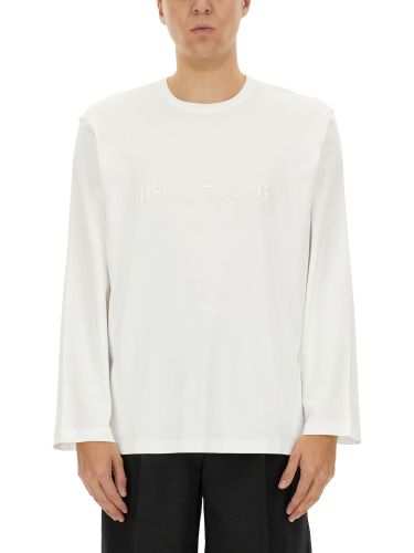 Helmut lang t-shirt with logo - helmut lang - Modalova