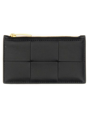 Zippered cassette card holder - bottega veneta - Modalova