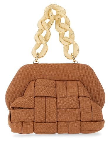 Themoirè "tia weaved straw" clutch - themoirè - Modalova