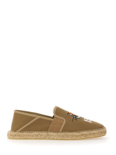 Embroidered canvas espadrilles "lucky tiger" - kenzo - Modalova