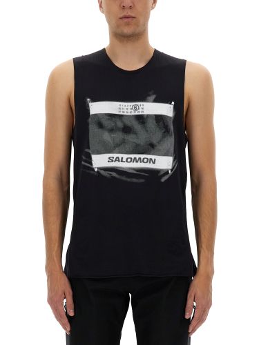 Tank top with print - mm6 maison margiela x salomon - Modalova