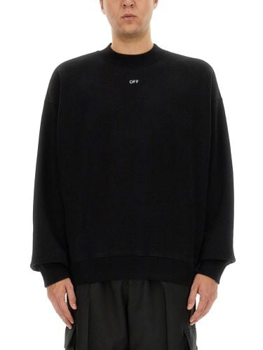 Off-white sweatshirt with logo - off-white - Modalova