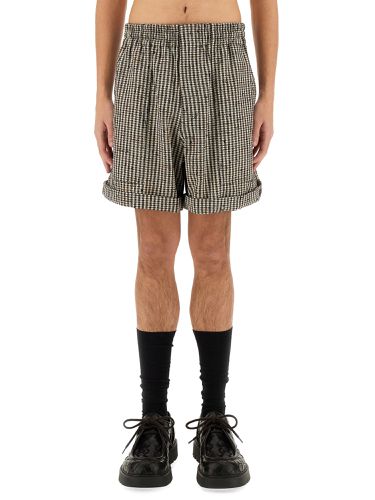 Bottega veneta checkered shorts - bottega veneta - Modalova