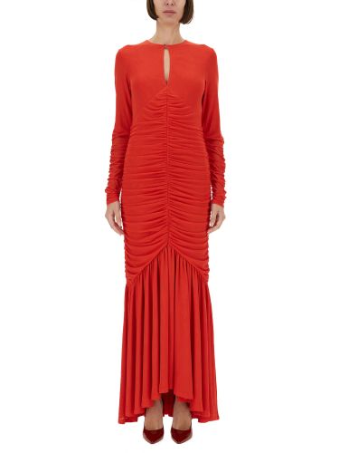 Long dress with drape - rotate birger christensen - Modalova