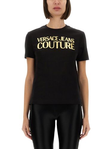 T-shirt with logo - versace jeans couture - Modalova