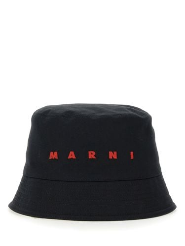 Marni bucket hat with logo - marni - Modalova