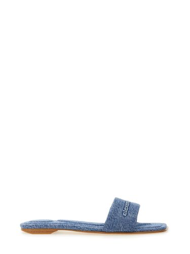 Alexander wang denim "vy" slipper - alexander wang - Modalova