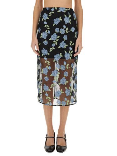 Mesh pencil skirt - rotate birger christensen - Modalova