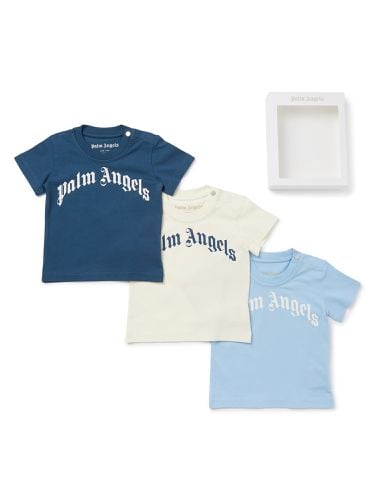 Pacurvedlogotripacktshirt - palm angels - Modalova