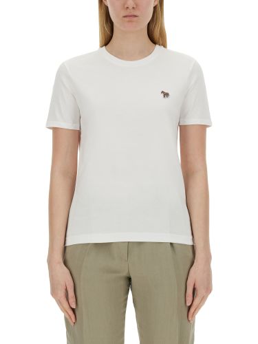 T-shirt with logo patch - ps by paul smith - Modalova