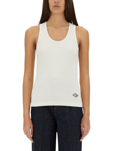 Ribbed cotton jersey top - bottega veneta - Modalova