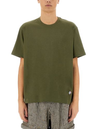 T-shirt with embroidery - bottega veneta - Modalova