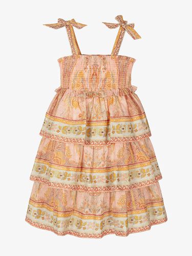 Wylie tiered shirred dress - zimmermann - Modalova